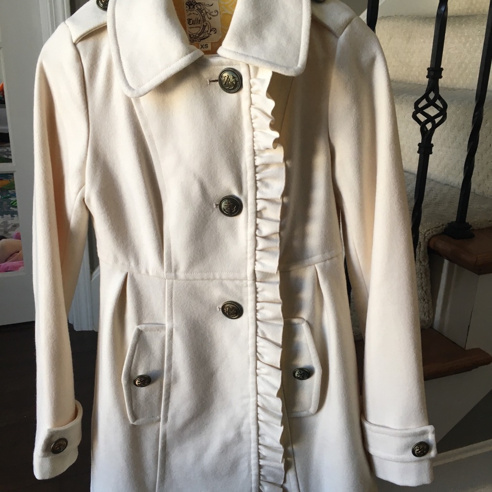 Tulle winter coat